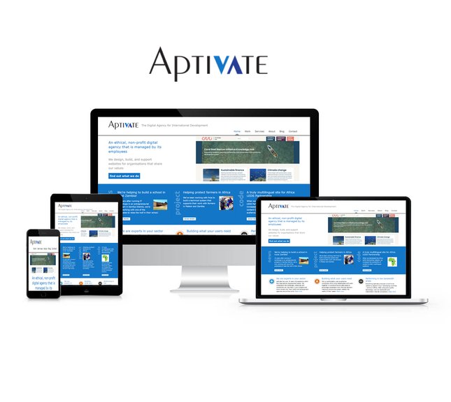 Screenshot of Aptivate